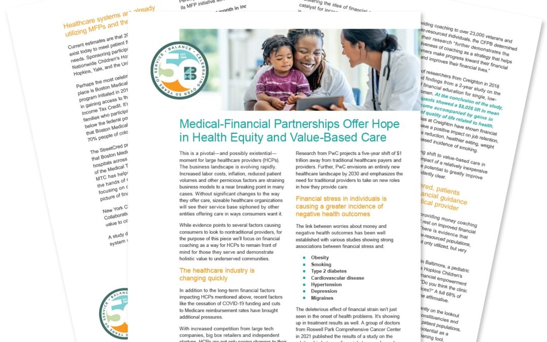 Medical-Financial Partnerships Offer Hope in Health Equity and Value-Based Care